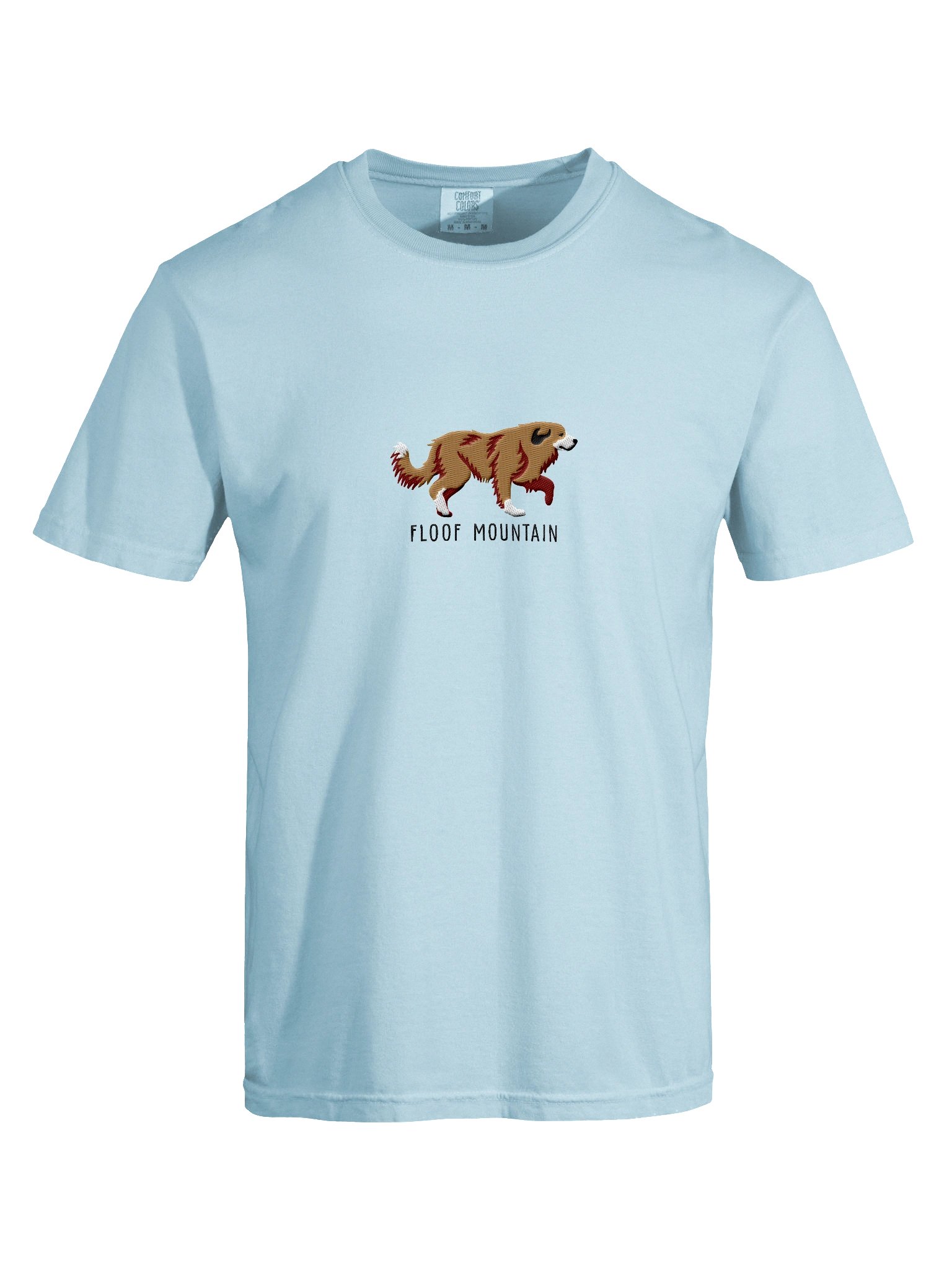 Floof Mountain T-Shirt(Embroidered) of a Great Pyrenees(Brown) product image (10)