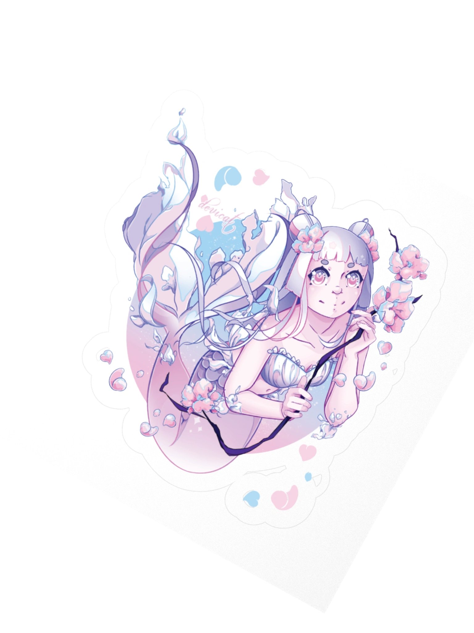 CandiCat Mermaid 2025 Sticker product image (2)