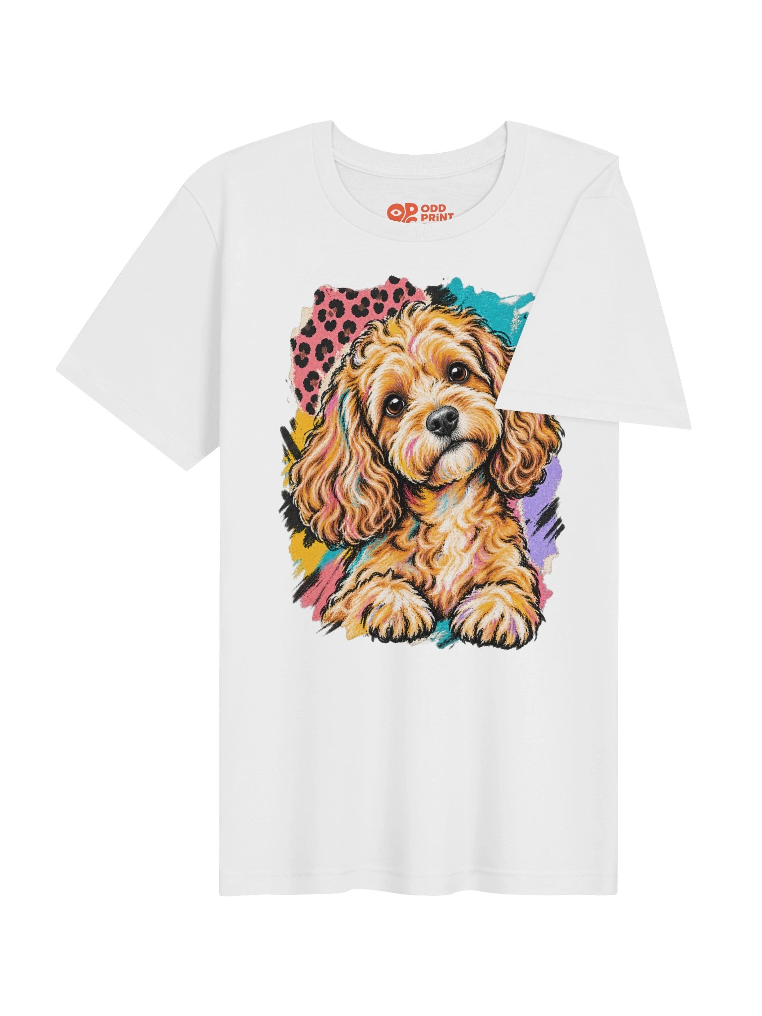 Cavoodle Colour Pop Dog T-Shirt product image (5)