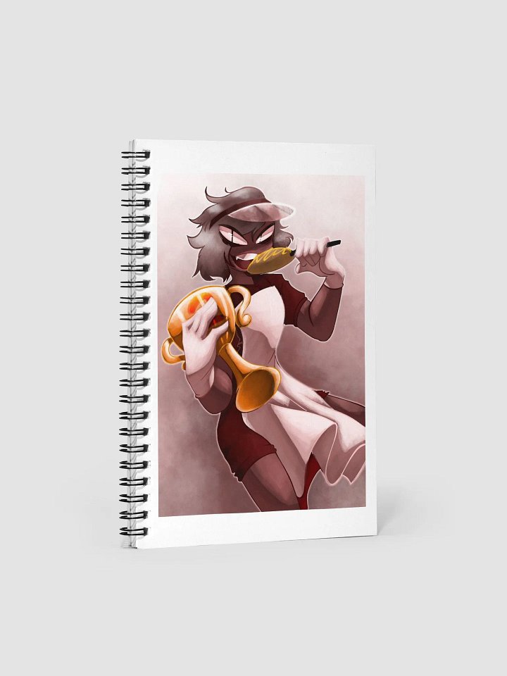 alan becker corndog guy spiral notebook product image (1)