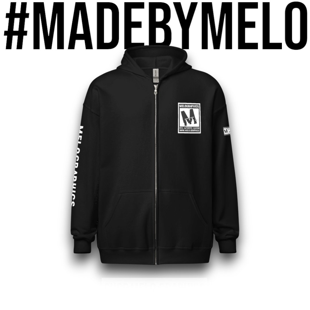 MELOGRAPHICS - Classic Zip Hoodie | #MadeByMELO product image (4)