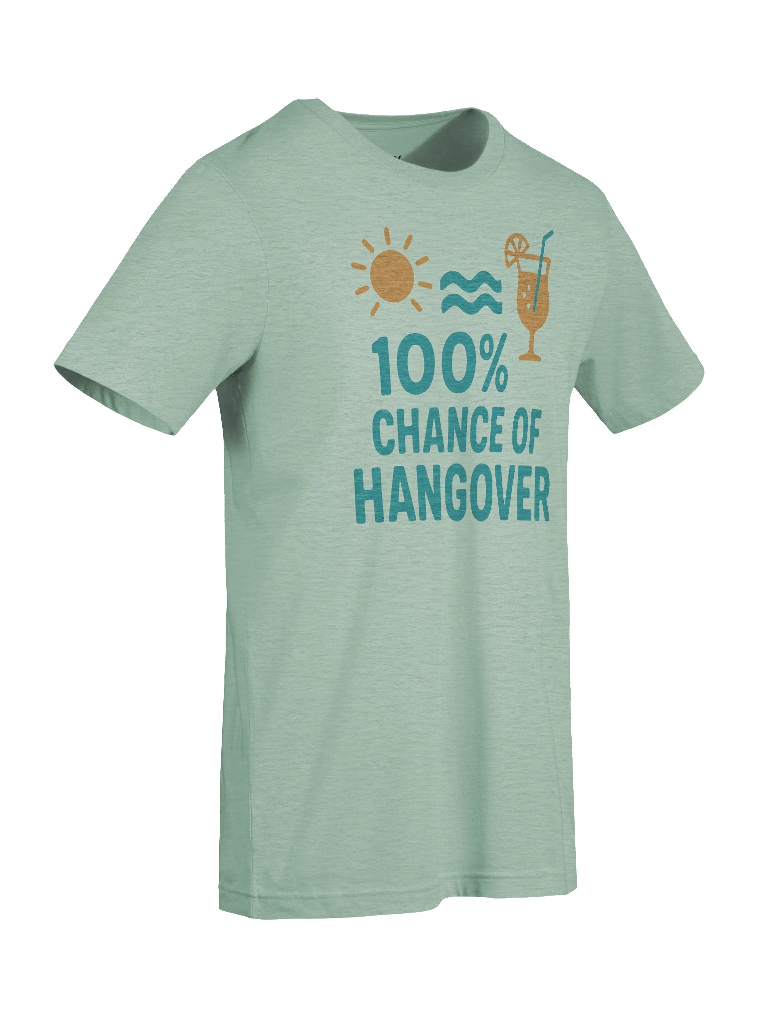 100% Chance of Hangover T-Shirt product image (9)