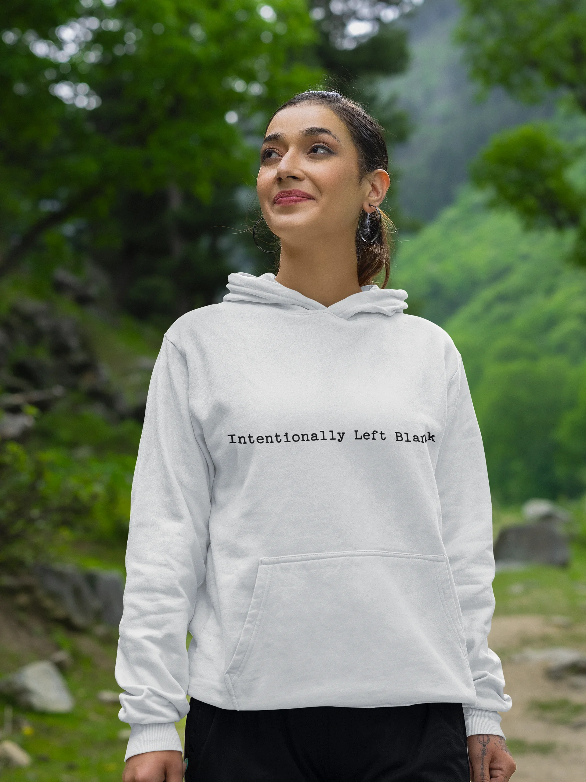 Intentionally Left Blank Printed Classic Pullover Hoodie product image (2)