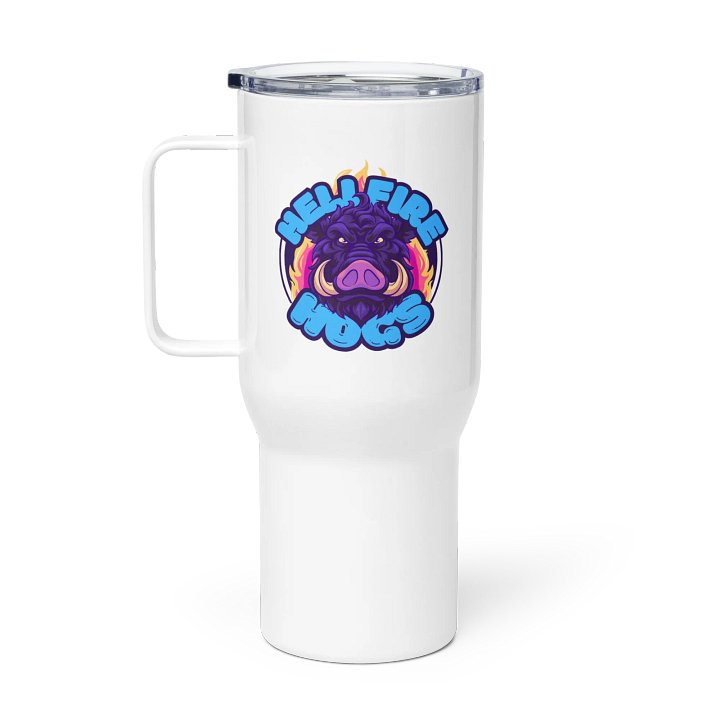 Hellfire Hogs Team Travel Mug with a Handle product image (1)