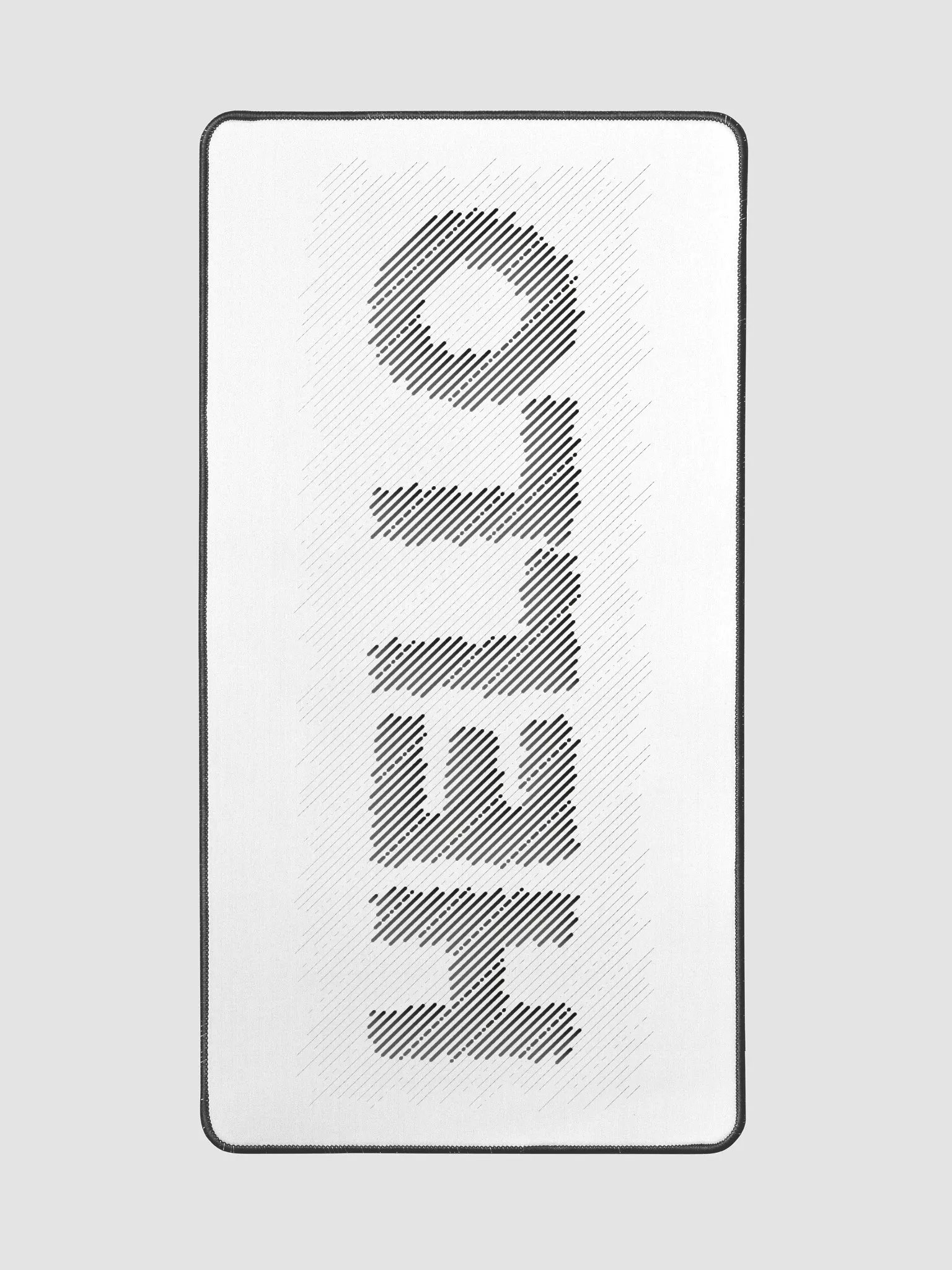 "Hello" White Mouse Mat product image (2)