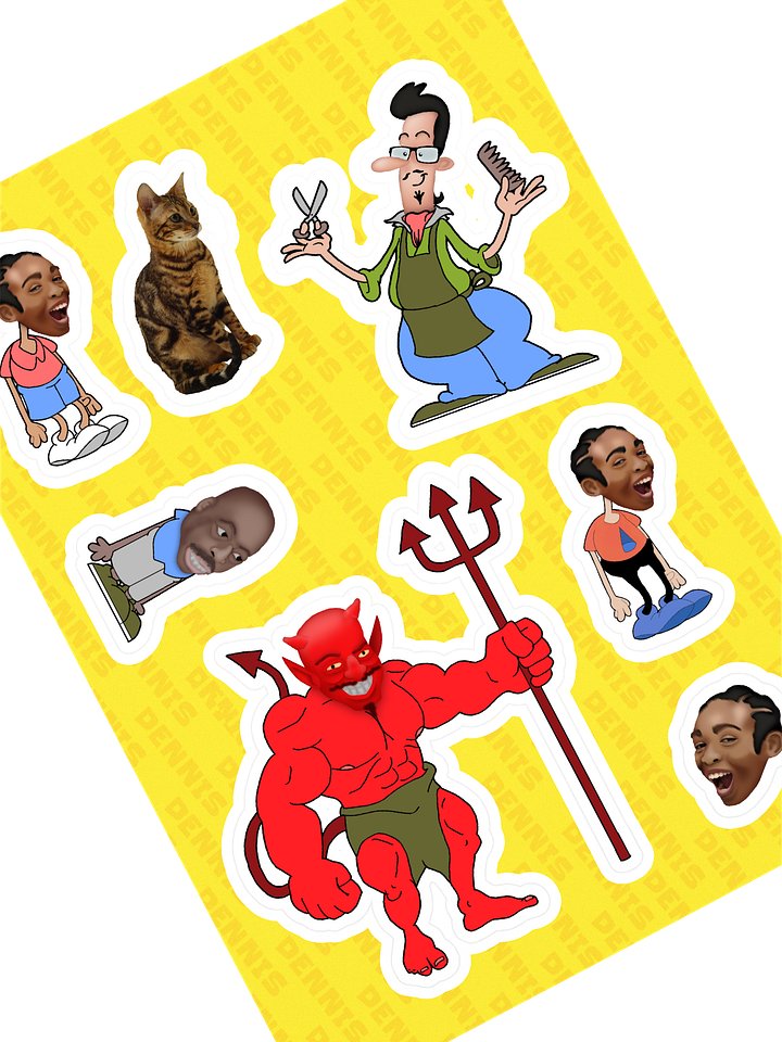 The Dennis Show Sticker Pack 1 product image (1)