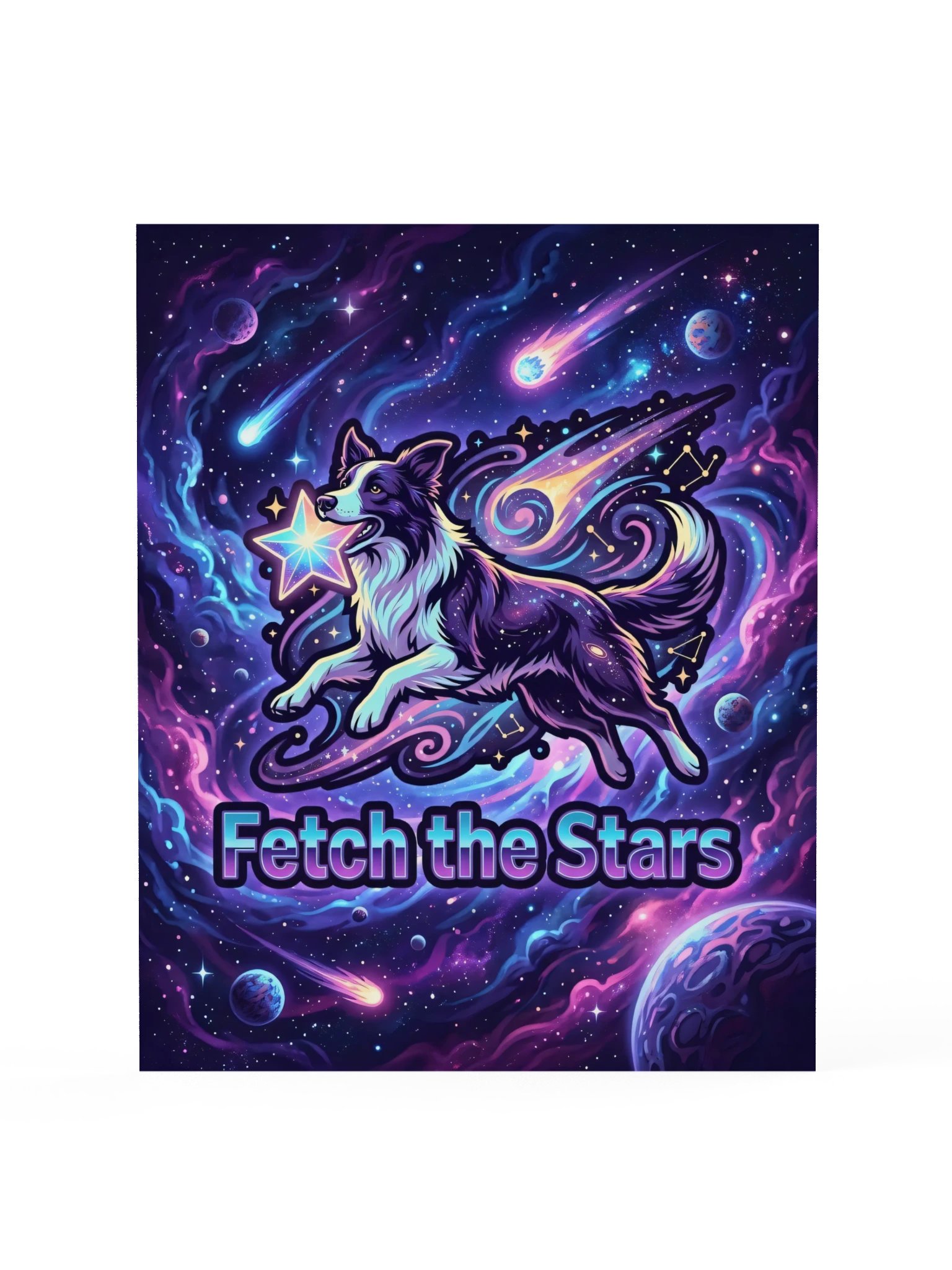 Star Fetch Collie Poster product image (15)