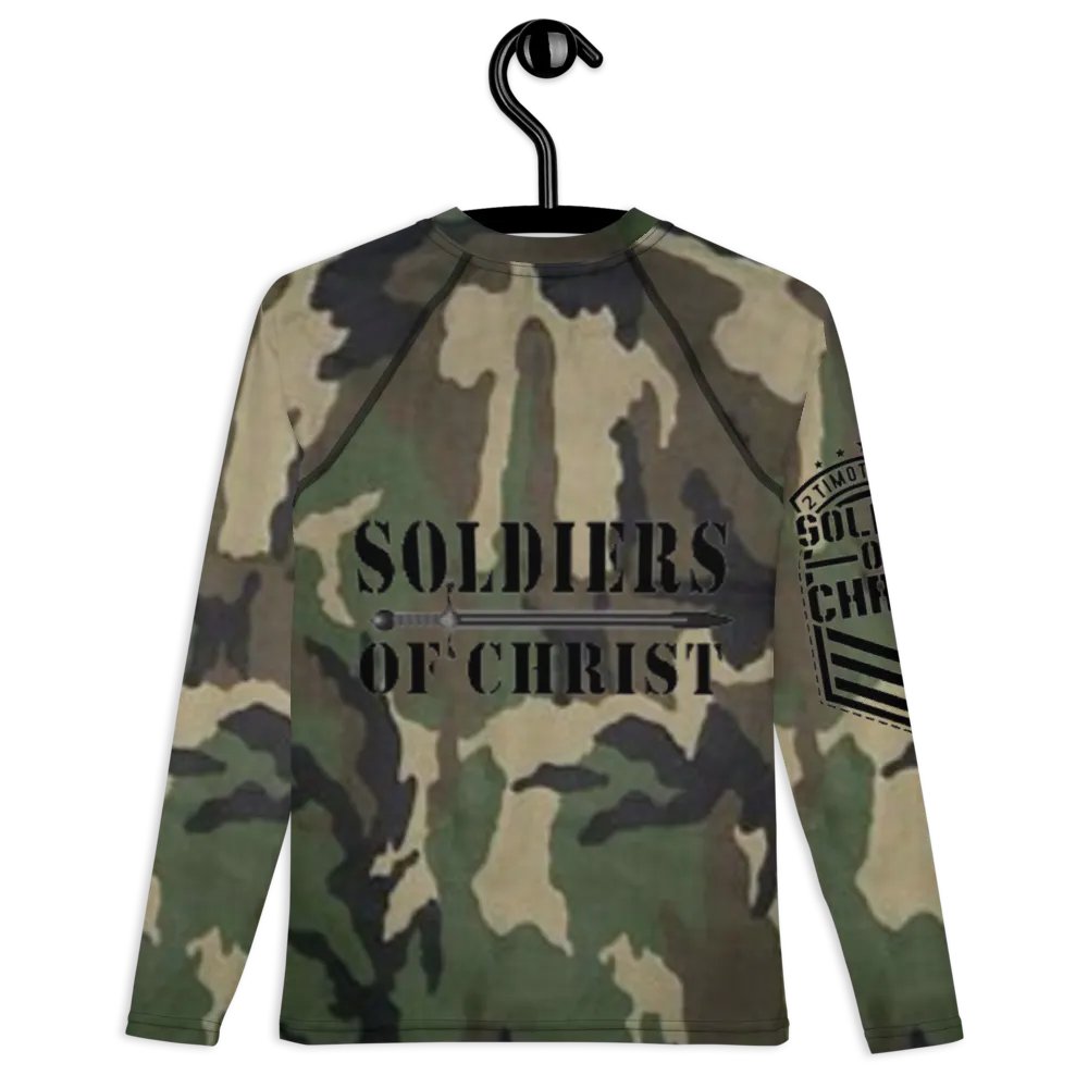 Faithful Camo: Youth Rash Guard - Woodland product image (8)