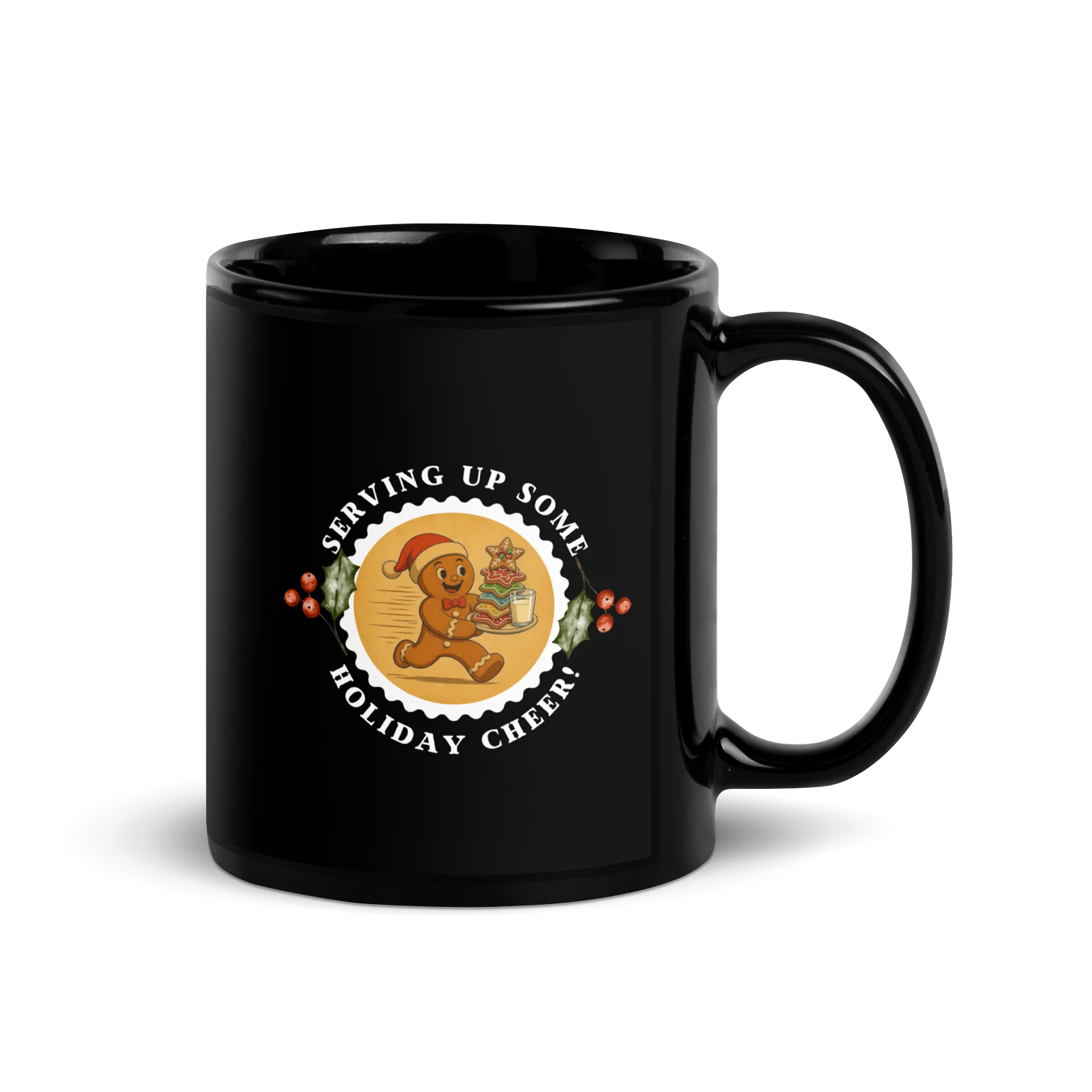 Holiday Gingerbread Duo Glossy Mug product image (3)