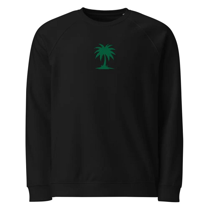 Tropical Breeze Embroidered Palm Organic Sweatshirt product image (1)