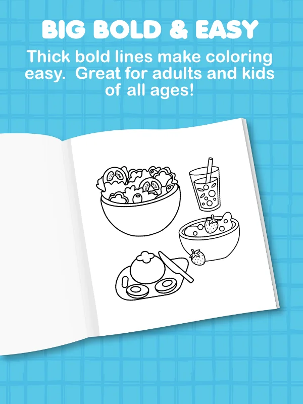 Beary Sweet Moments – 40 Cute Kawaii Bear Coloring Pages of Sweet Treats, Cozy Self-Care, Good Eats & Fall Fun (Digital Download) product image (8)