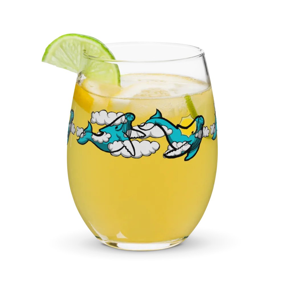 sky humpback whale stemless wine glass product image (9)