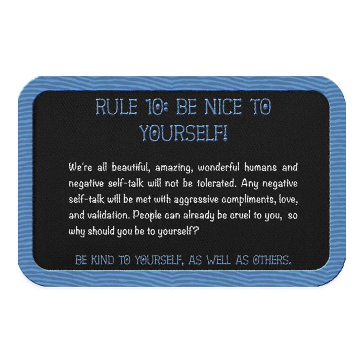 Rule 10 Full Patch product image (1)