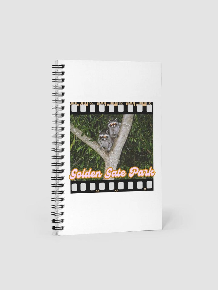Golden Gate Park Raccoons Notebook product image (1)