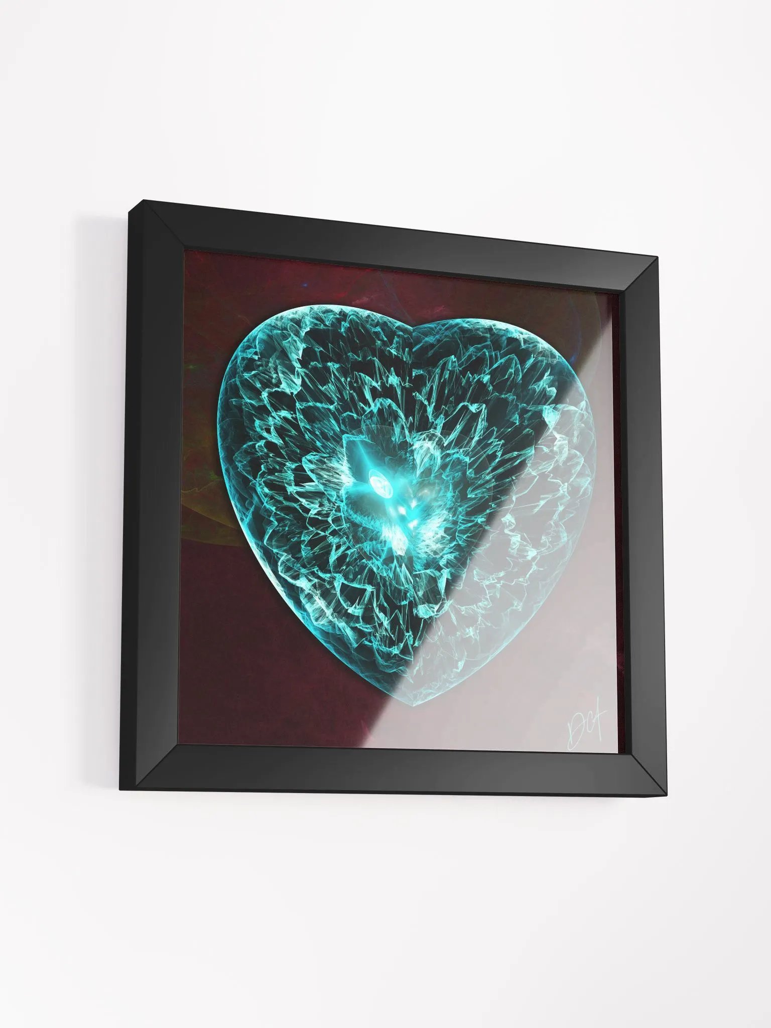 Crystal Heart - Framed Matte Poster product image (13)