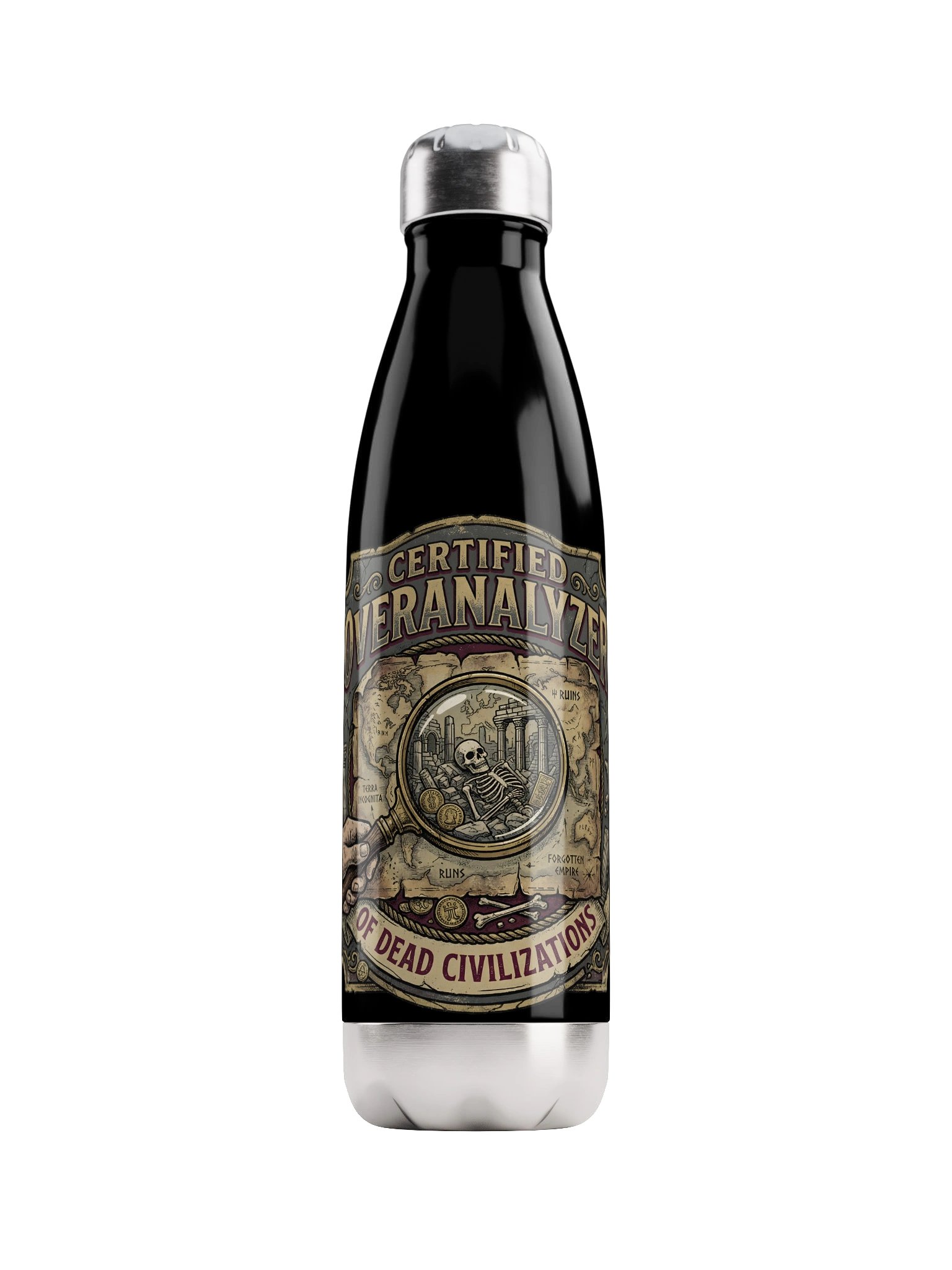Certified Overanalyzer of Dead Civilizations Bottle product image (3)