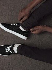 LM Origin™ Phantom Black Sneakers | Unisex Canvas Shoes product image (2)