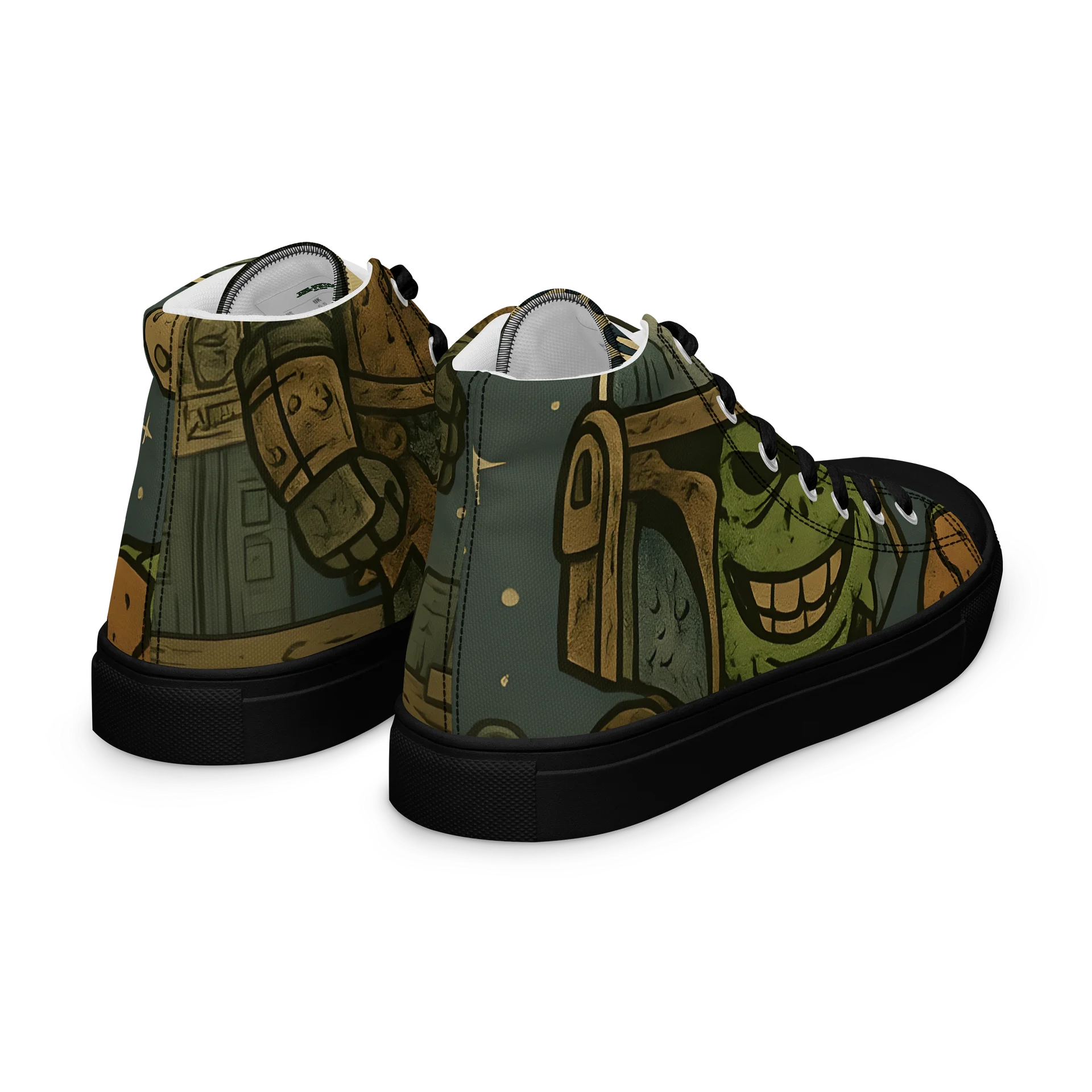 Zombie Warrior High Top Canvas Shoes product image (7)
