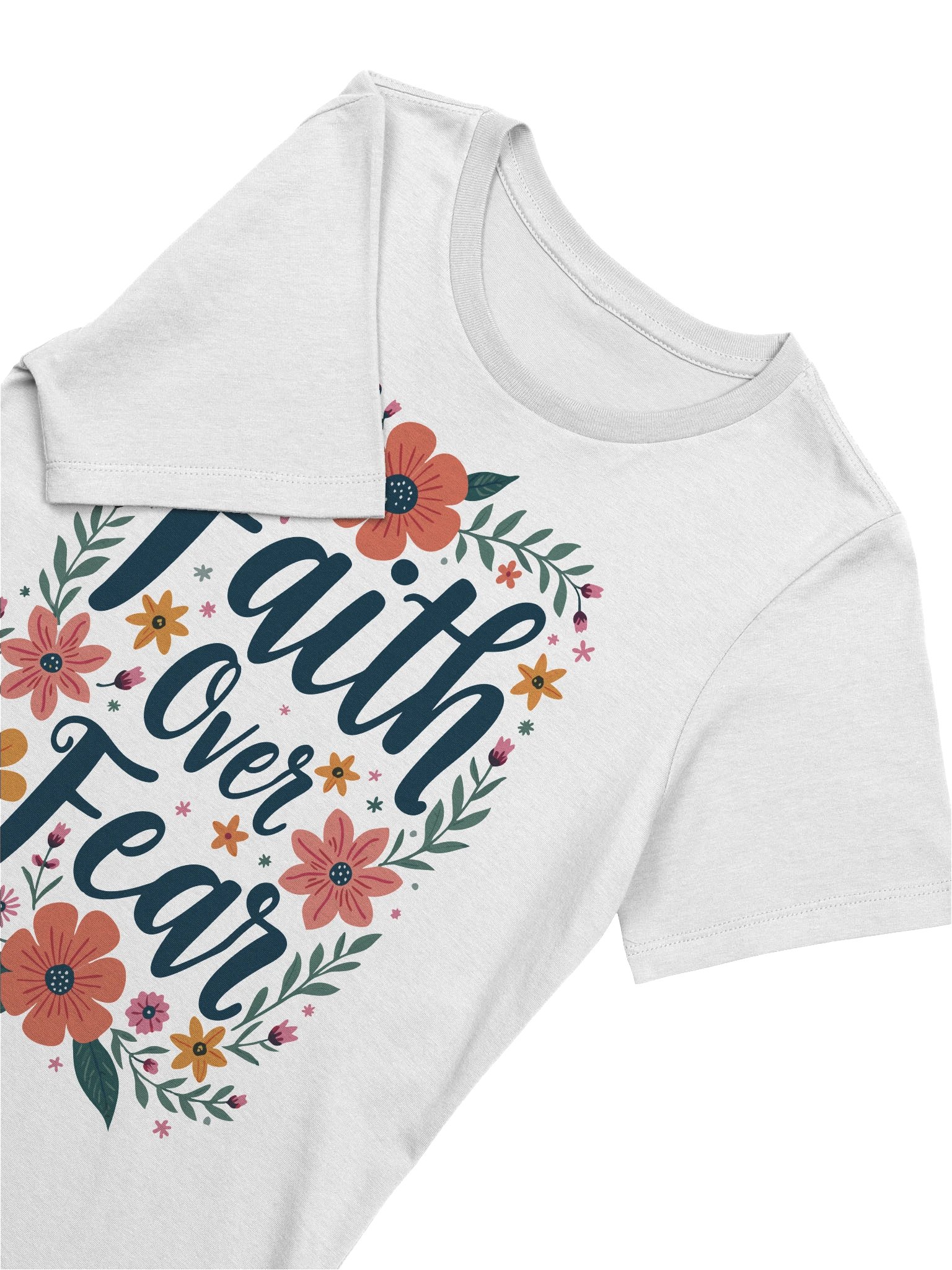 Women's Supersoft Relaxed-fit T-Shirt Faith Over Fear product image (5)