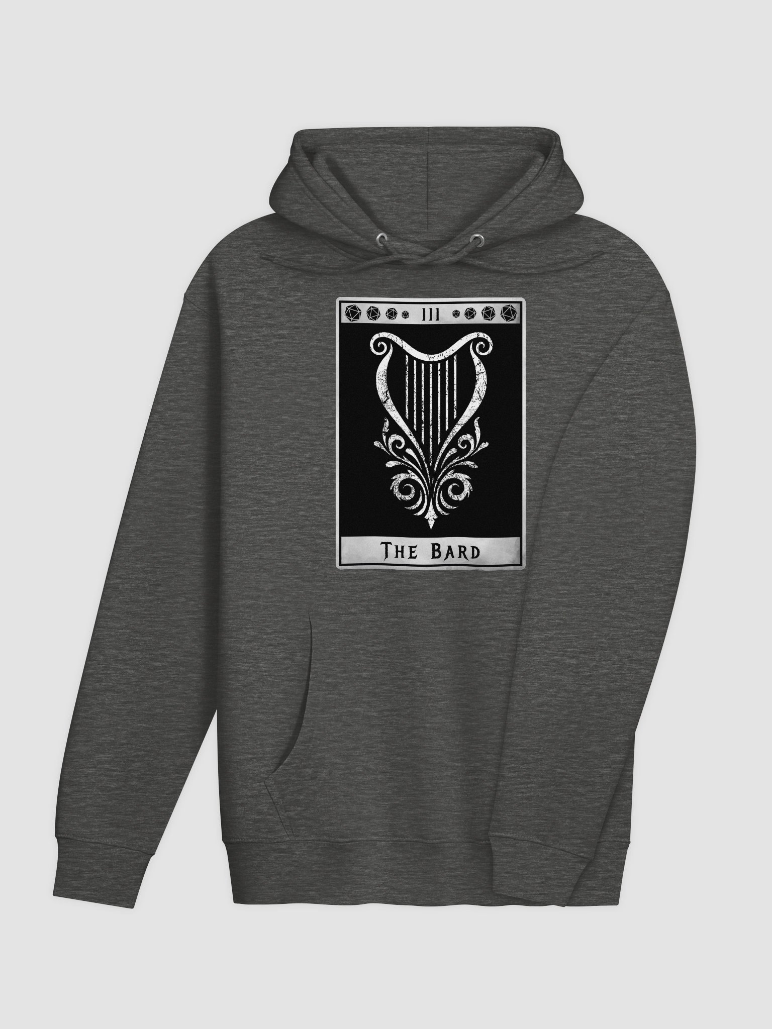 The Bard Hoodie – Grunge Tarot-Inspired Design product image (28)