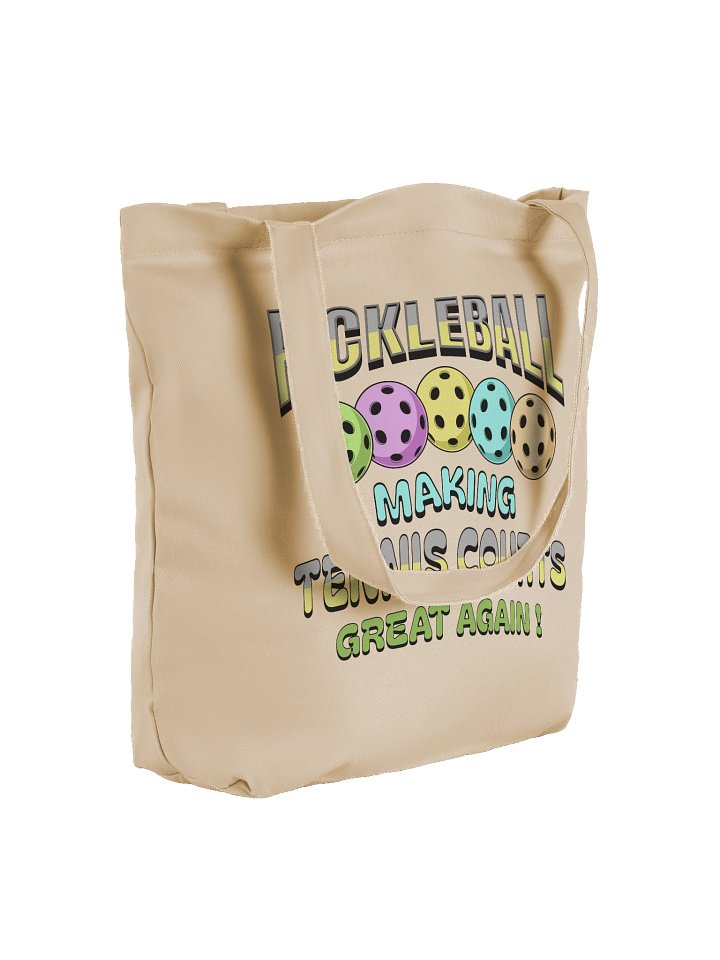 Pickleball Making Tennis Courts Great Again Revolution Eco Tote product image (4)