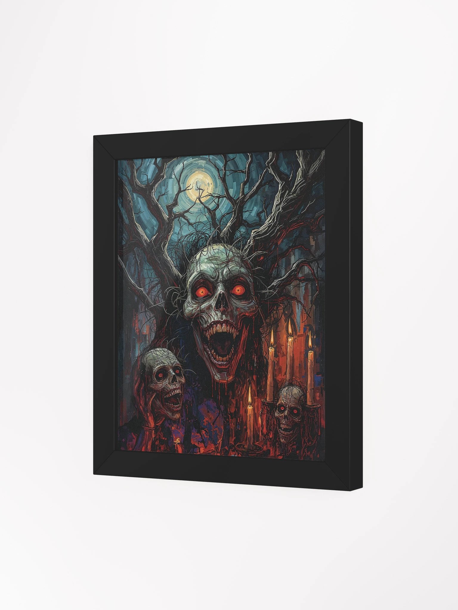 Screams Beneath the Moon Framed Print product image (18)