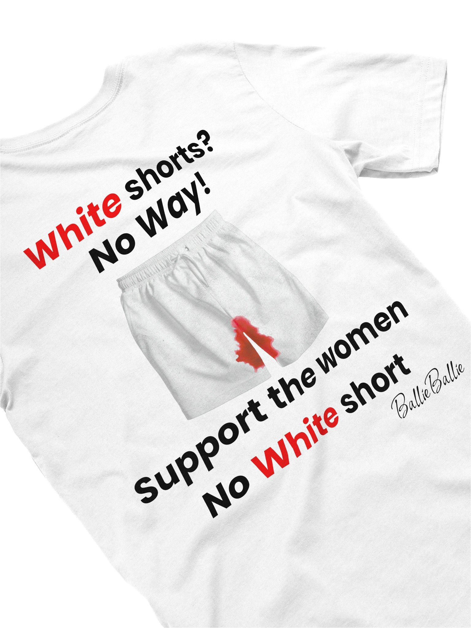 White short? No Way! Support the women No white short product image (4)