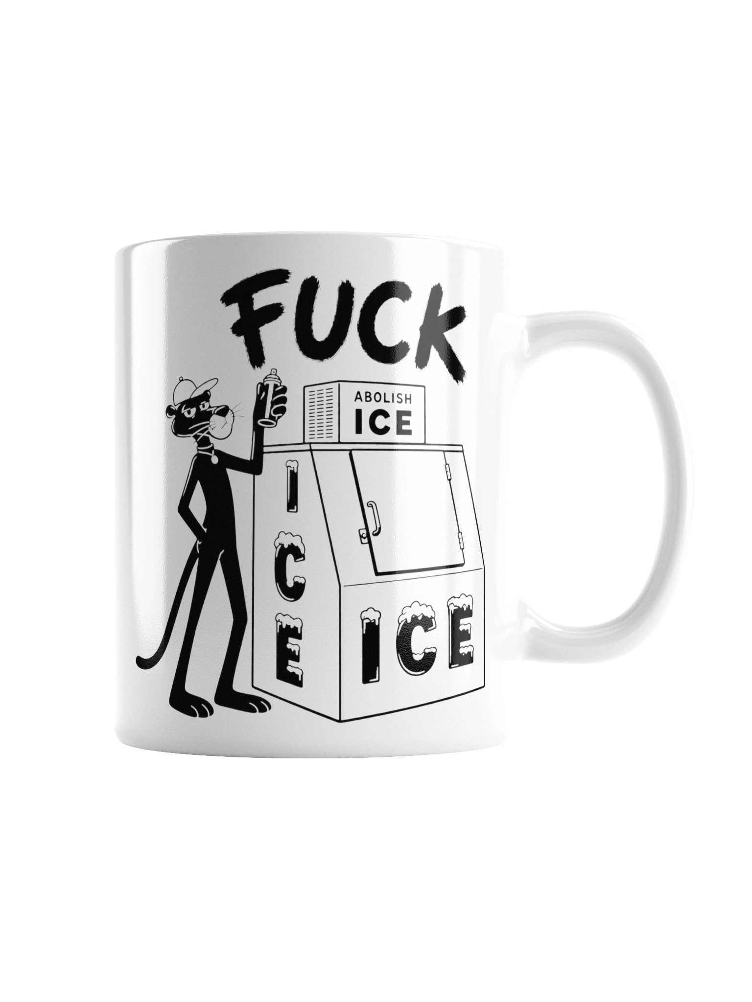 Fuck ICE Panther Protest Mug product image (1)