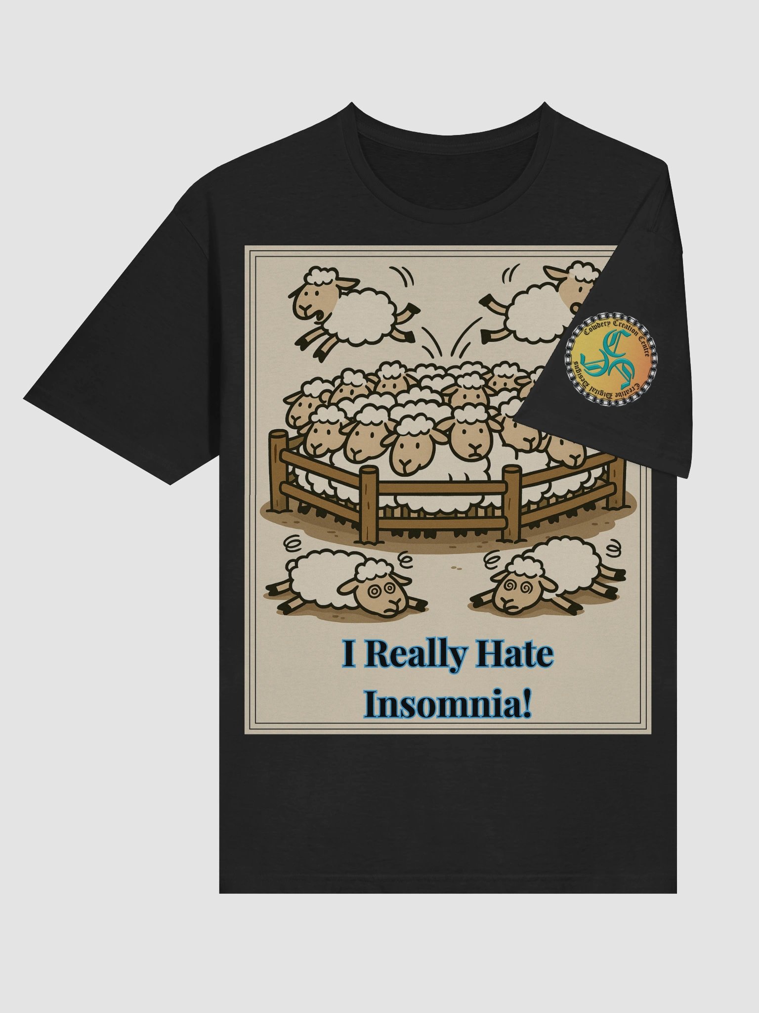 I Really Hate Insomnia (Both) Gildan Unisex Softstyle T-Shirt Dark Colors product image (74)