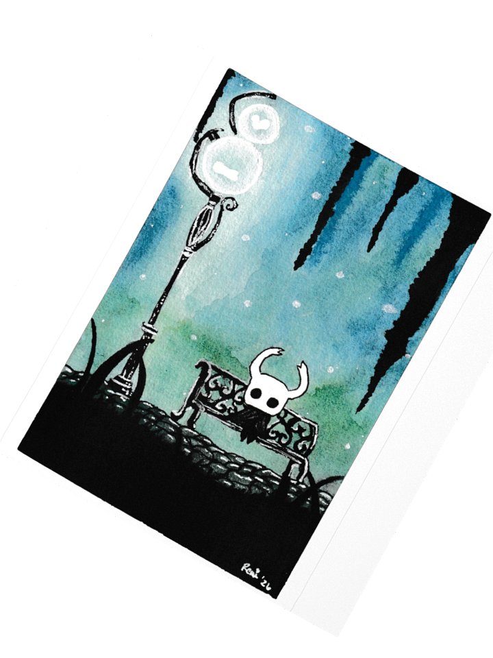 Watercolour Hollow Knight Inspired Sticker product image (5)