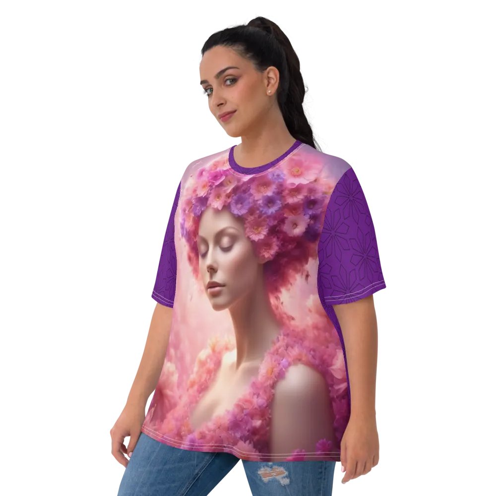 Pink Flower Girl T-Shirt product image (4)