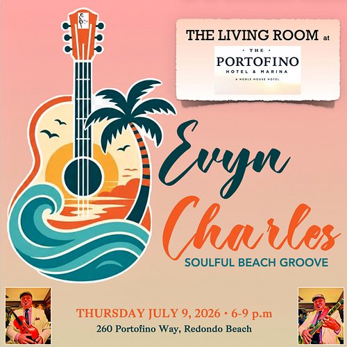 THURSDAY 6-9 pm... Join me at The Living Room inside the @portofinohotel for acoustic Soulful Beach Grooves, along with elega...