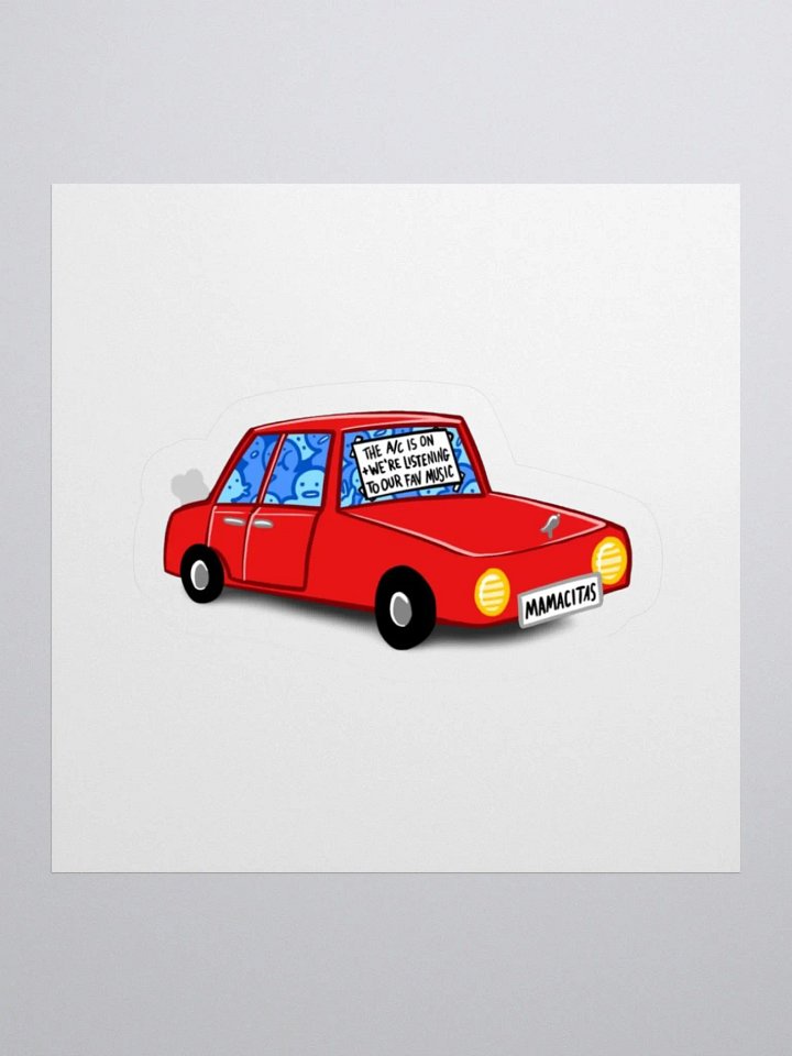 LEFT IN THE HOT CAR STICKER product image (2)