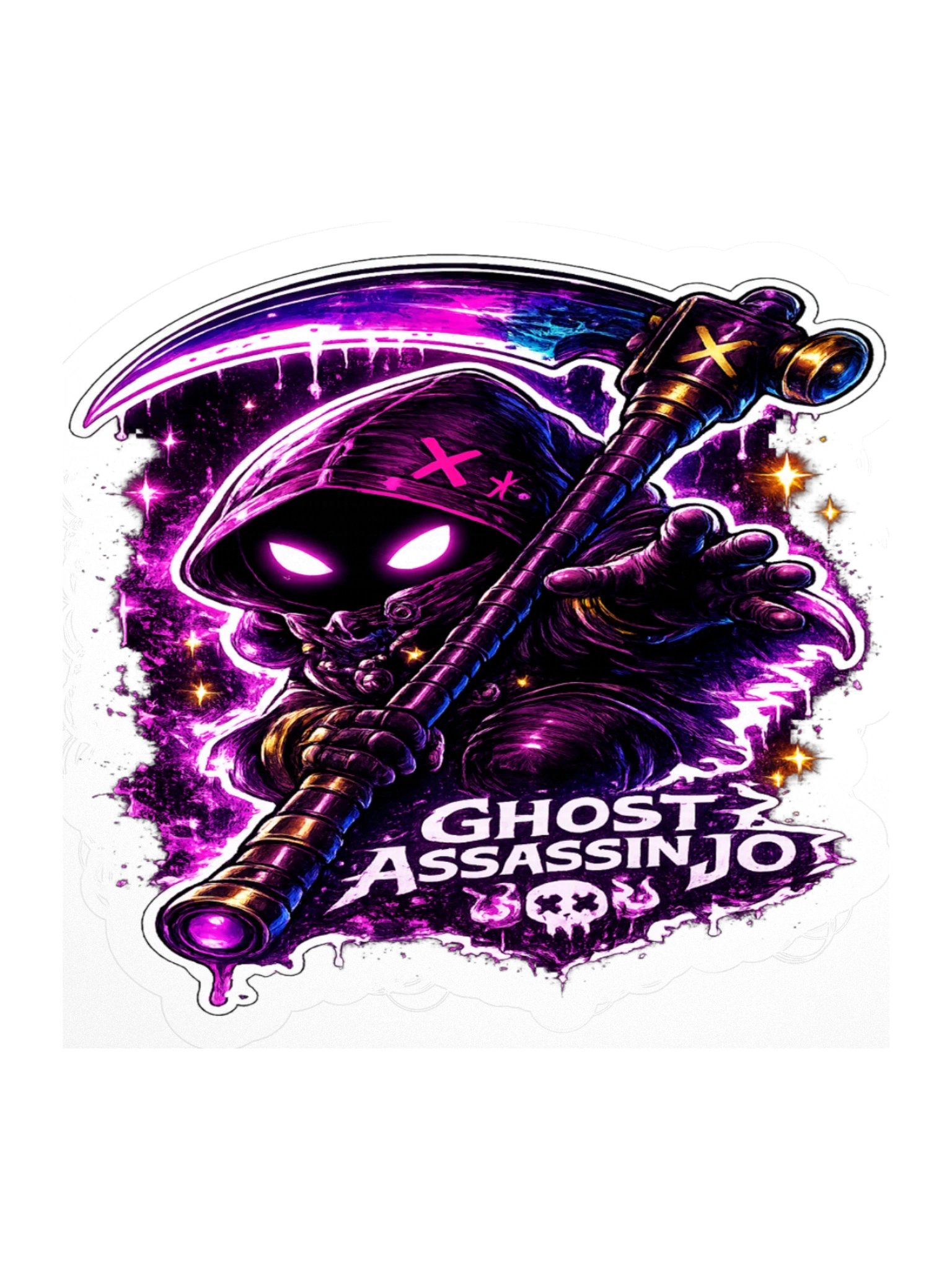 FUN MODE - Neon Reaper Sticker product image (1)