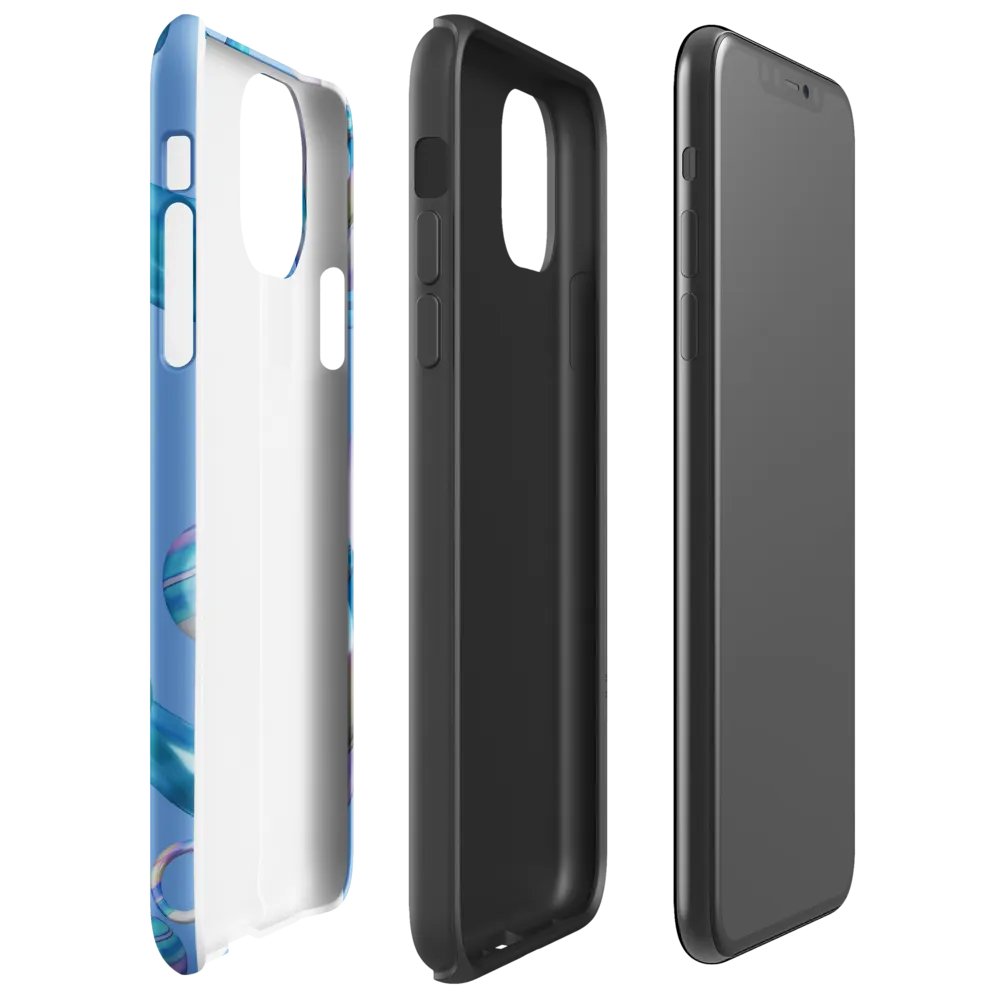Reflective Blue Ribbon iPhone® Tough Case product image (36)