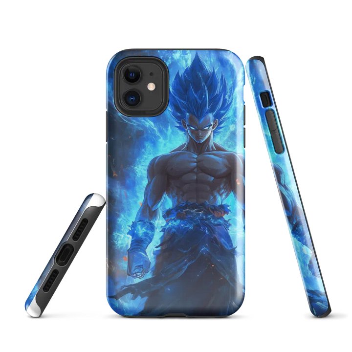 Blue Energy Anime iPhone® Tough Case product image (1)