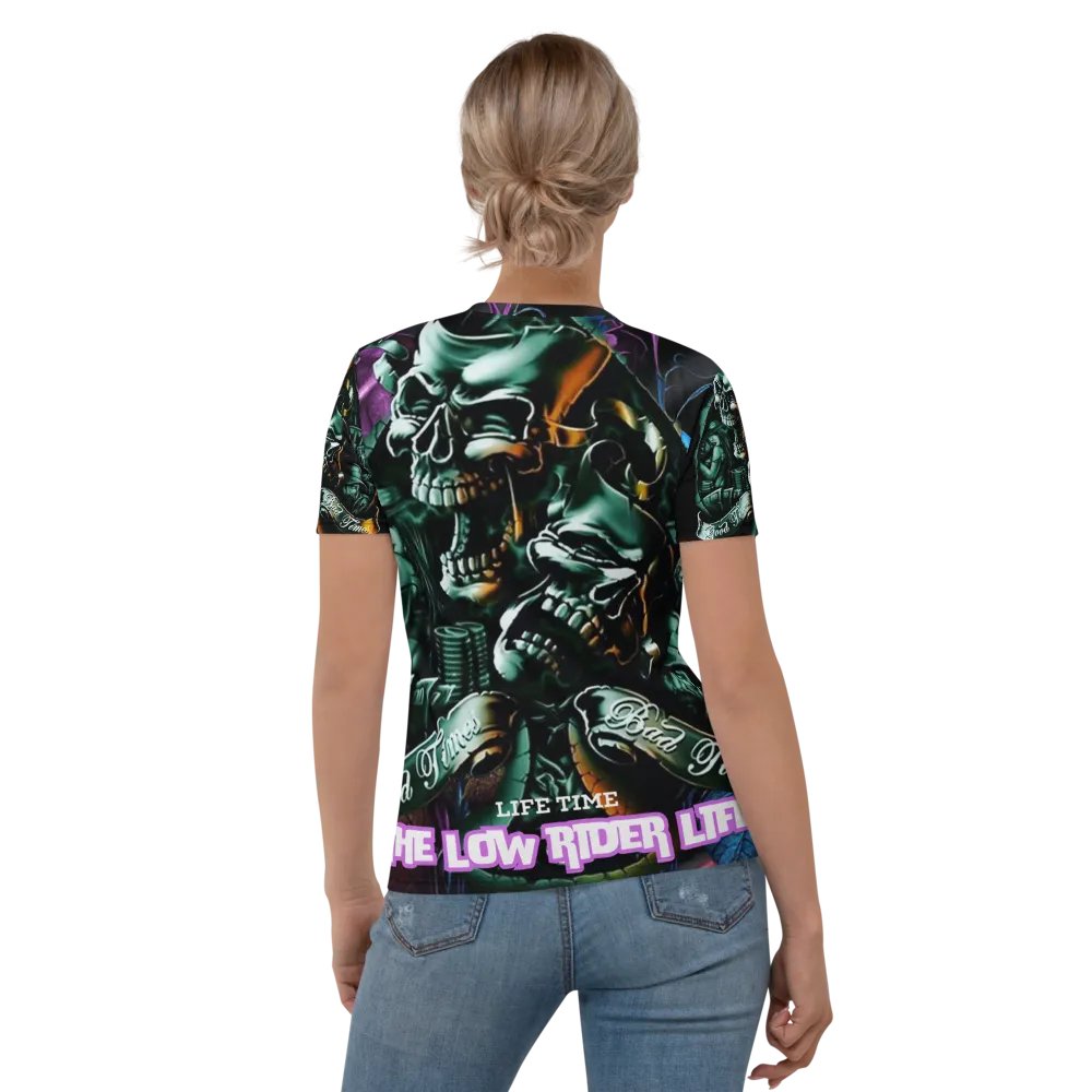 LowRider Smile Now Cry Later Women's Crew Neck T-Shirt product image (1)