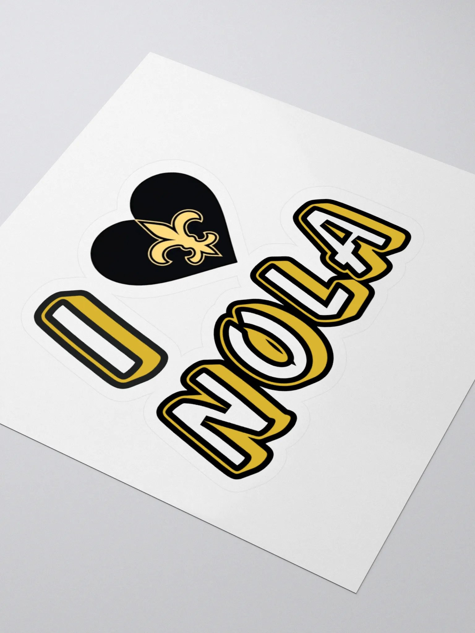 I ♥ NOLA Kiss-Cut Stickers product image (3)