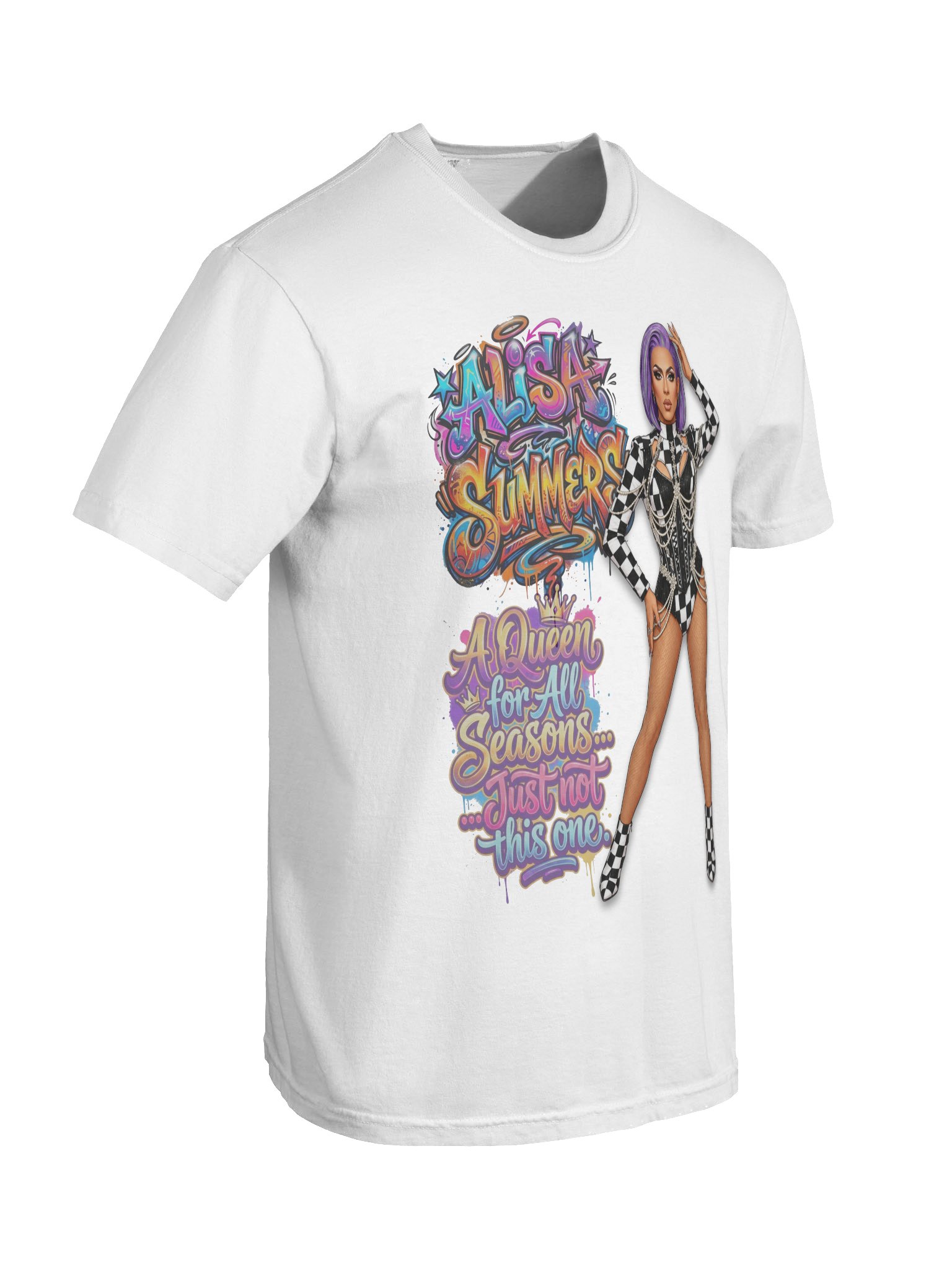"Queen for All Seasons" Full Graphic Heavyweight Tee product image (6)