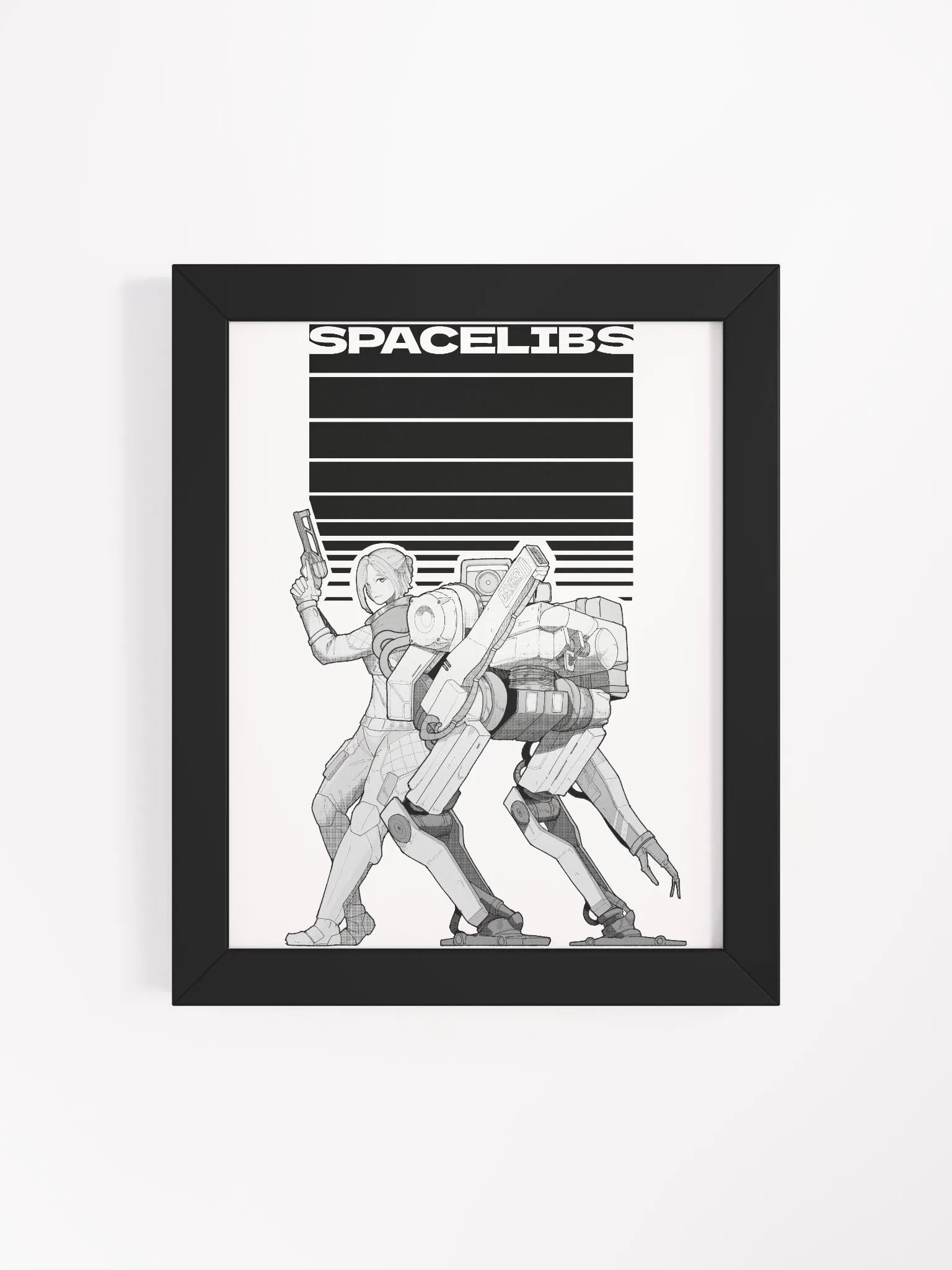 SpaceLibs Fancy Framed Print product image (4)