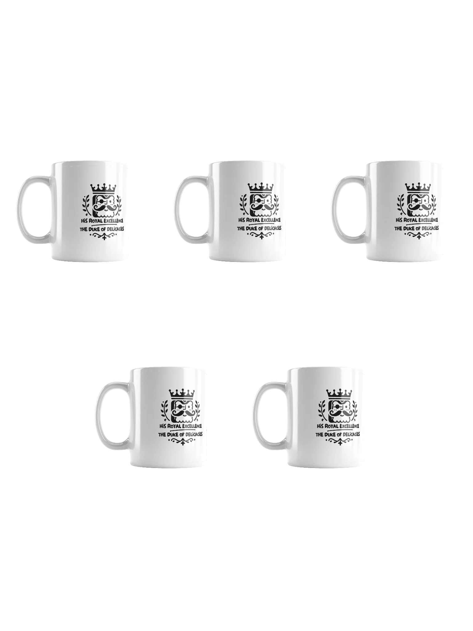 The Estate Mugs - Complete Rulings (Set of Five)
