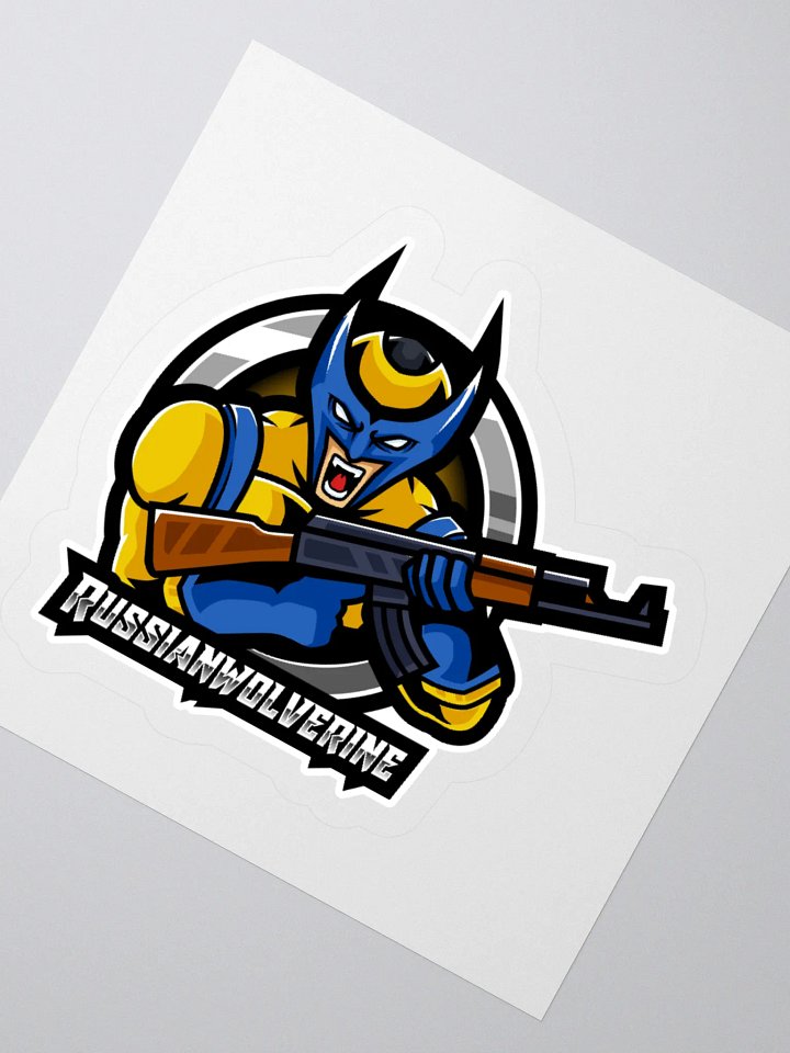 Russian Wolverine Kiss Cut Sticker product image (7)