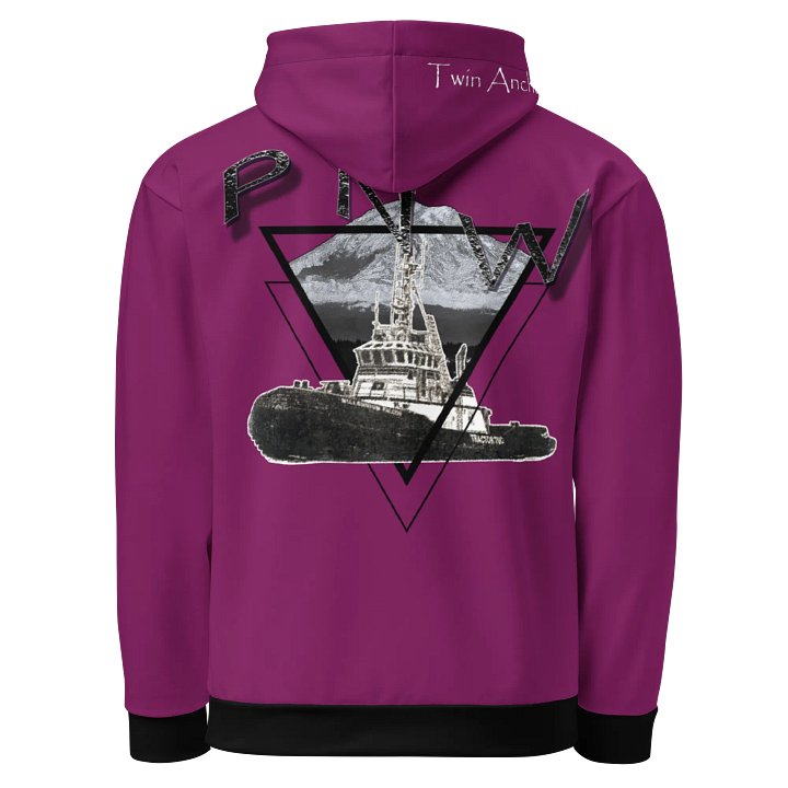 PNW - T - Mt Raine & Marco Tug (Eggplant) – Performance Marine Wear | Twin Anchor Apparel North Current Line product image (1)