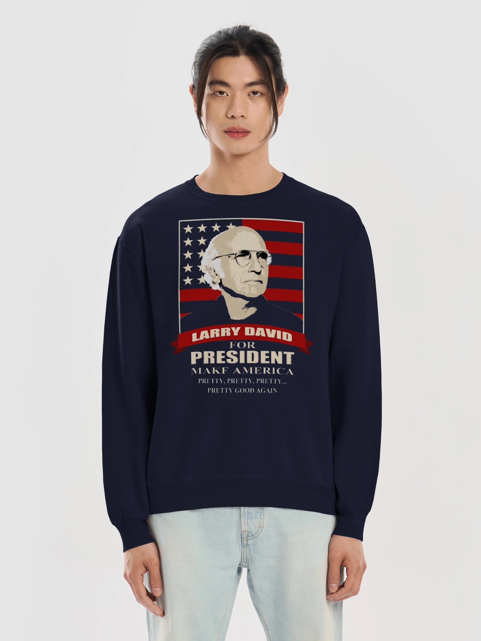 Larry David For President Sweatshirt product image (8)