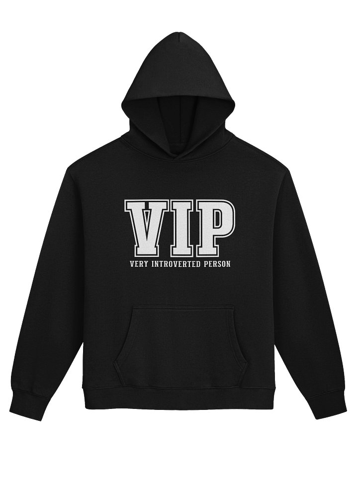 Unisex Premium Oversized Hoodie - White Printed Very Introverted Person VIP Hoodie product image (3)