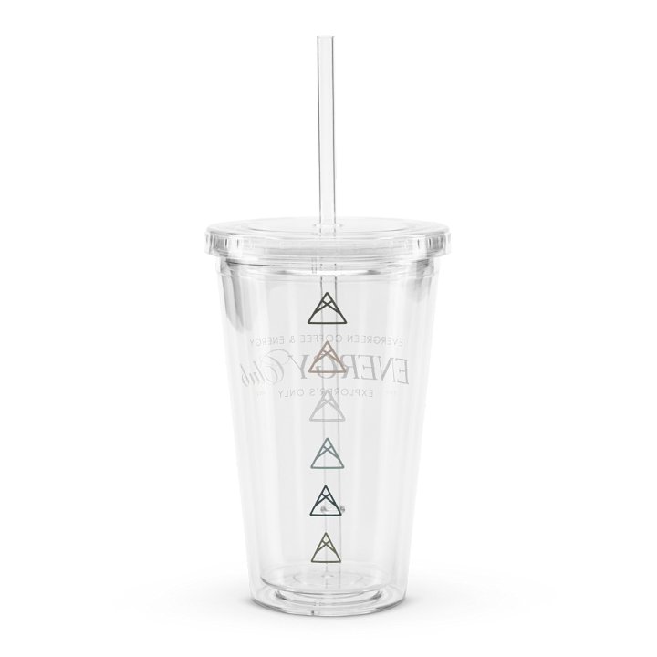 Energy Club Clear Plastic Tumbler | Sip Society product image (2)