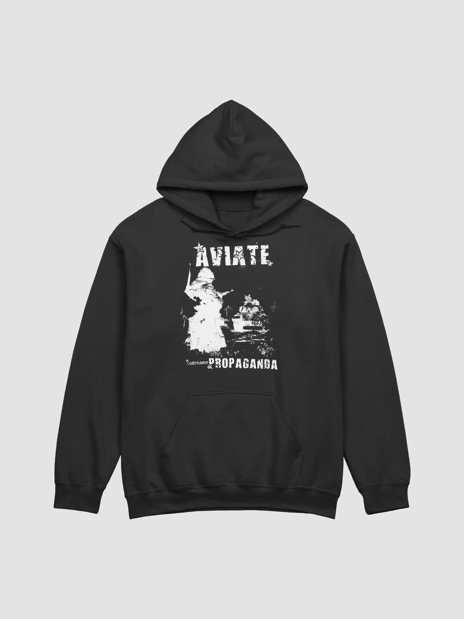 CODENAME PROPAGANDA HOODIE B&W product image (1)