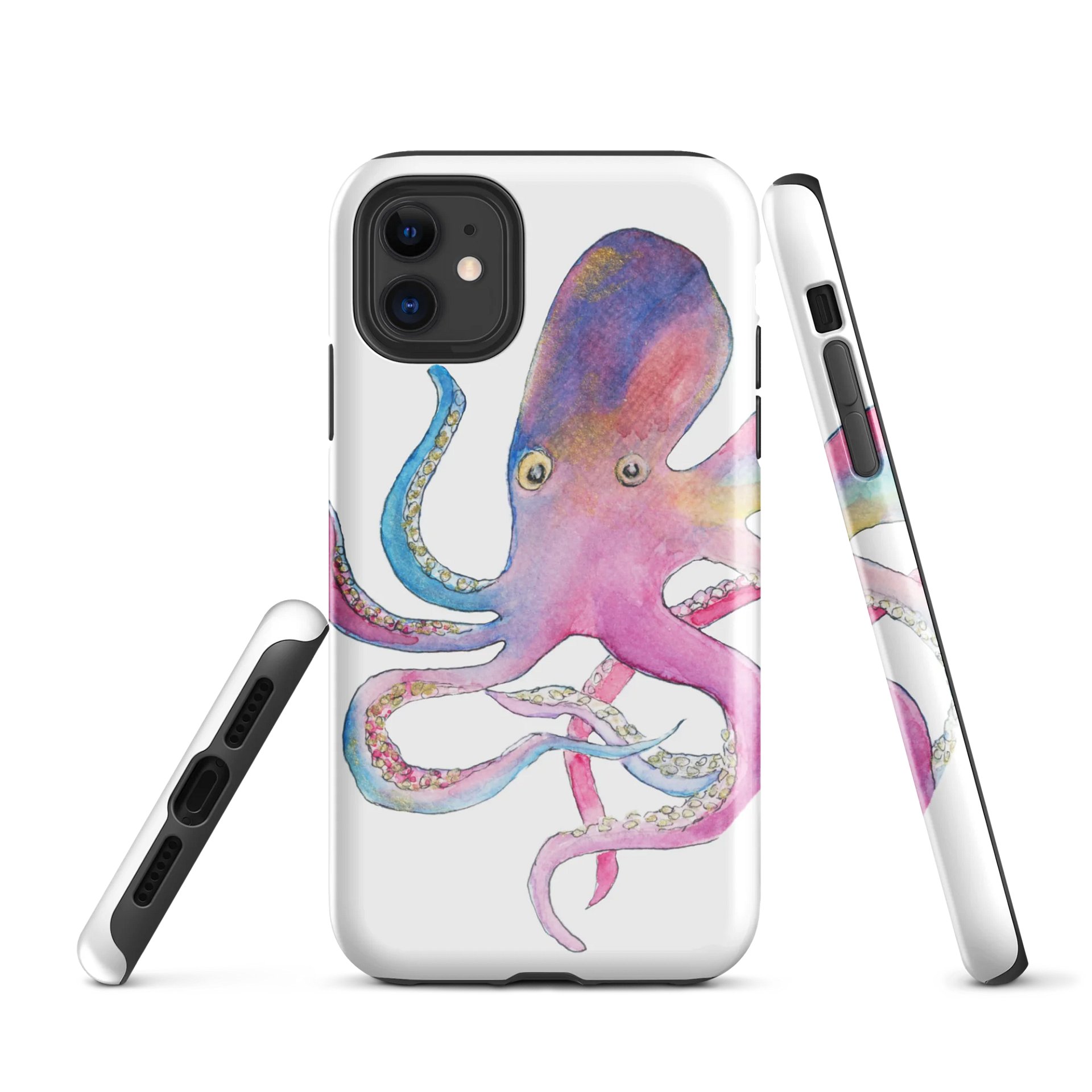 Rainbow Octopus Tough iPhone Case product image (1)