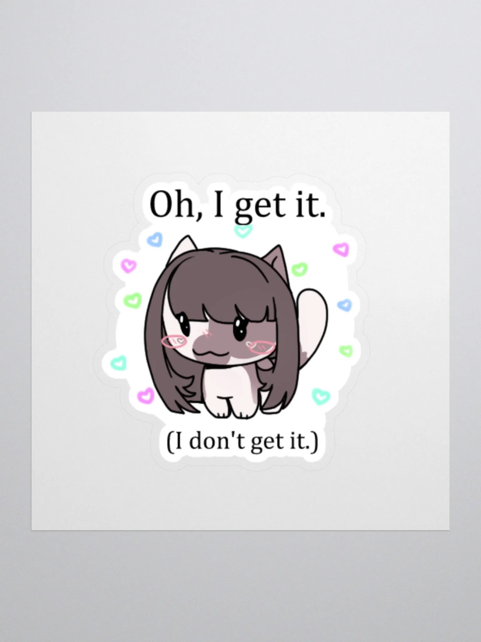 Oh I get it Sticker product image (1)