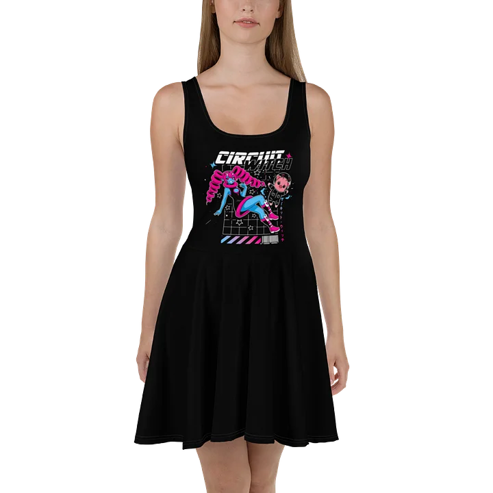 Circuit Witch & PuuPuu The Space Pig Cyberpunk Style - Skater Dress (XS - 3XL) product image (2)